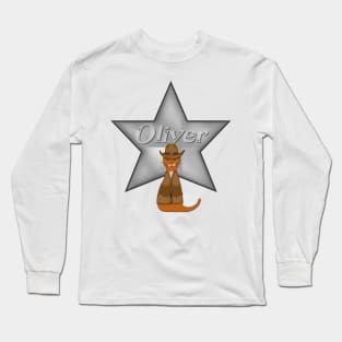 Oliver The Otter Cowboy of the Wild West Long Sleeve T-Shirt